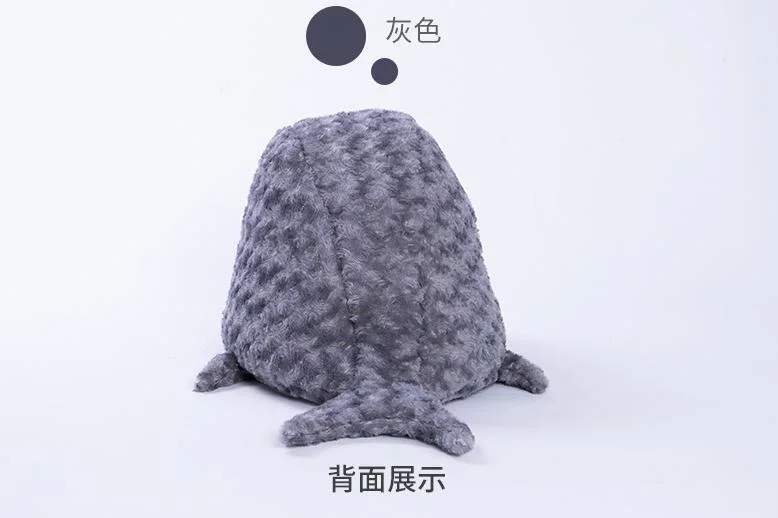 Whale Cat Litter New PV Plush Round Pet Mat Can Be Customized Pet Soft Bed