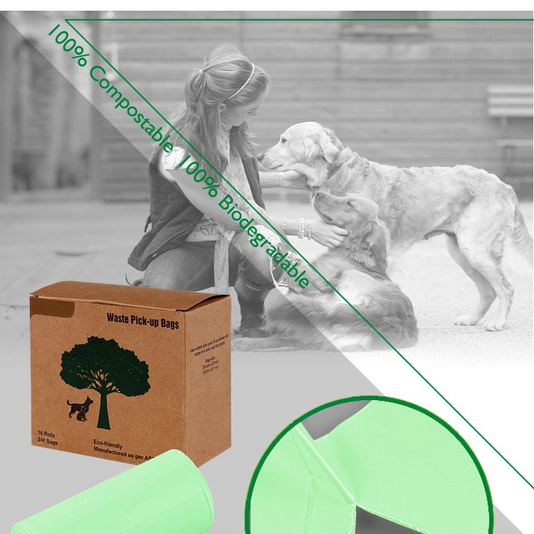 Compostable Eco Friendly Trash Garbage Pet Products Dog Waste Poop Bag