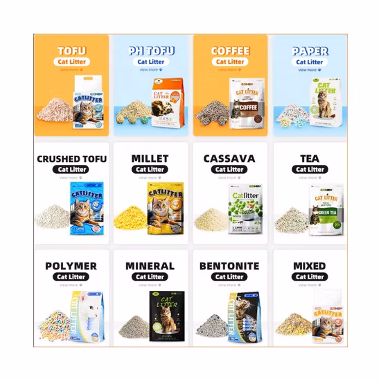 Corn Cat Litter for Cat Toliet and Flushable