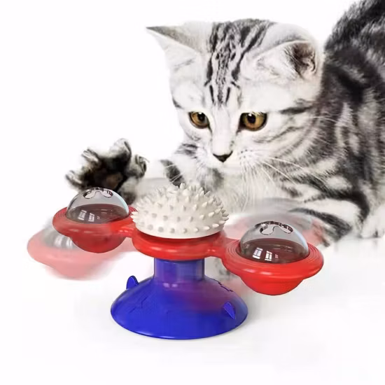 最新のペット用おもちゃ、猫用おもちゃ、スピナーおもちゃ、ペット用品、TPRおもちゃ